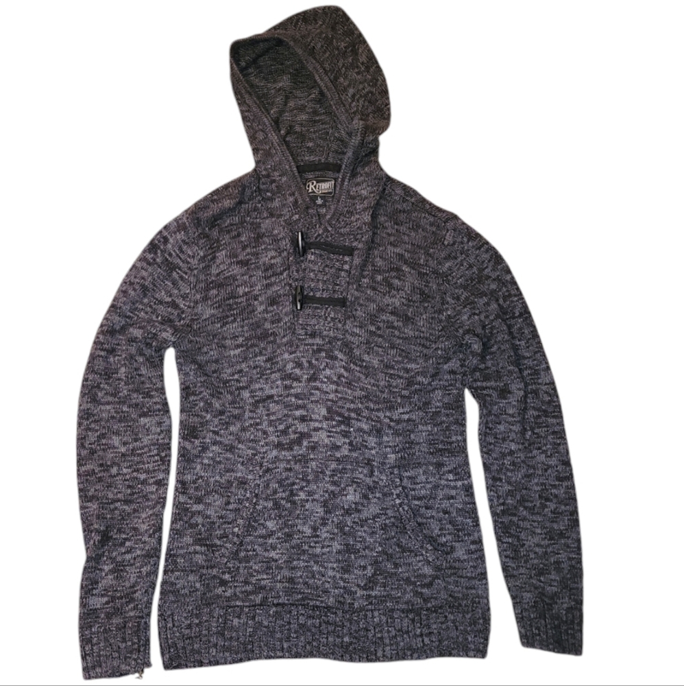Retrofit Knit Hoodie - Size Large